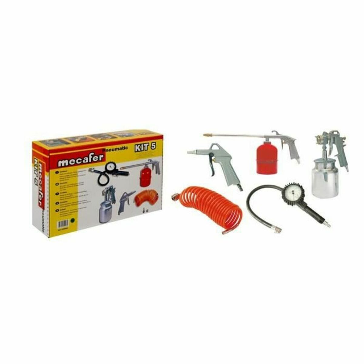 Air compressor accessory kit MECAFER 5 Dele